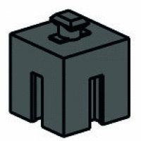 Building block 15x15, black