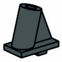 Steering column base, black