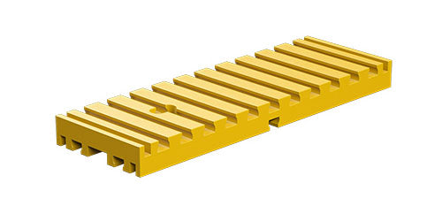 Base plate 30 x 90, red/ yellow/ silver