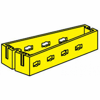 Angle girder 7,5°, yellow