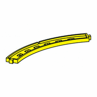 Bow-shaped beam 60°, yellow