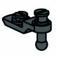 Track rod hinged, black