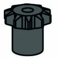 Cog wheel Z10 M1,5, black