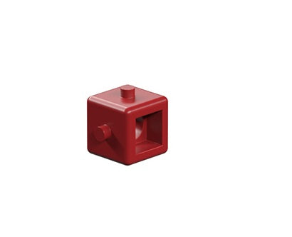 Gear cube, red