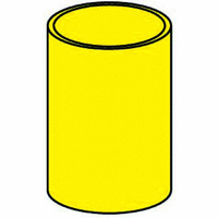 Tubular sleeve 30, yellow, 20 /43mm