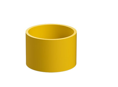 Tubular sleeve 30, yellow, 20 /43mm
