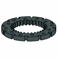 Intertoothed gear T30, black