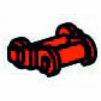 Chain link 11.5, red