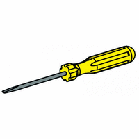 Screwdriver, yellow