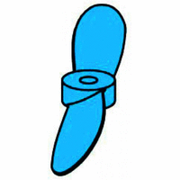 Propeller 100, blue/ green