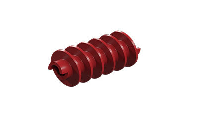 Worm m=1.5, red