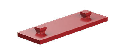 Mounting plate 15 x 45, red/ yellow/ green/ black