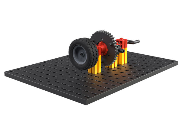 Planetary gear with fixed planet carrier