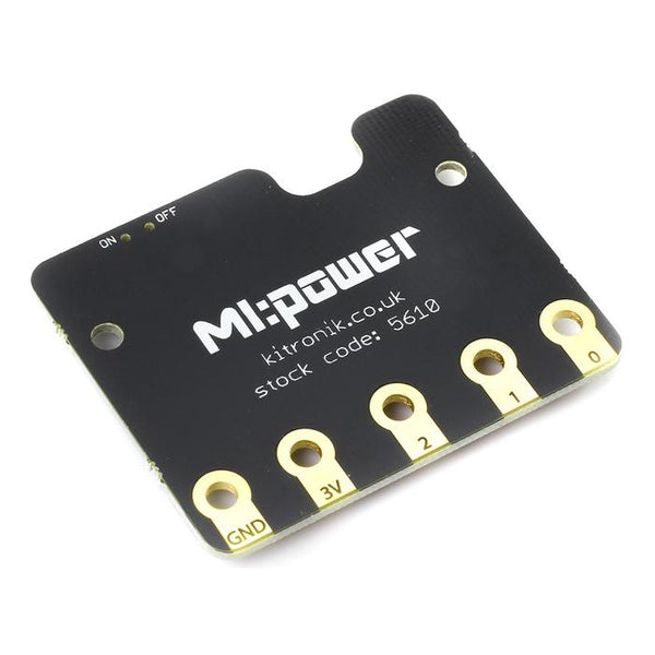 MI:power board for the  micro:bit v.1 and  v.2 (without the battery)
