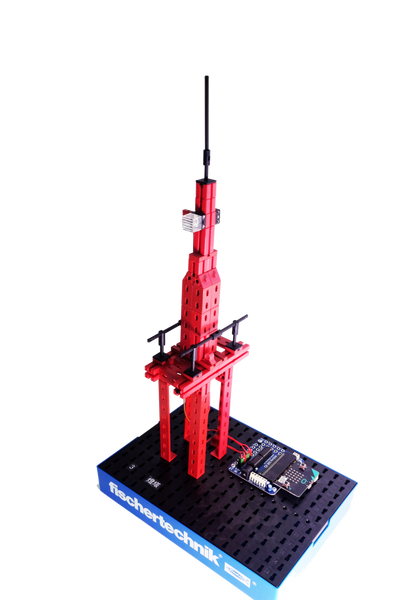 Lighthouse with blinking light