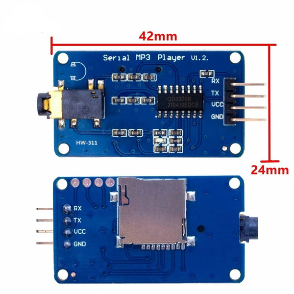 Serial MP3 player Module (and mini speaker)