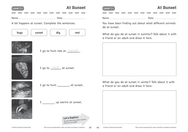 Explore with Biff, Chip and Kipper: Oxford Level 1-3 Handbook