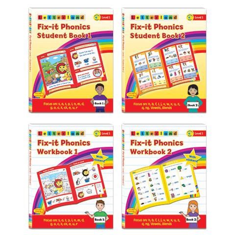 Level 1 Fix-it Phonics Student Pack (2nd edition)