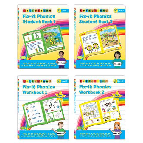 Level 2 Fix-it Phonics student pack (2nd edition)