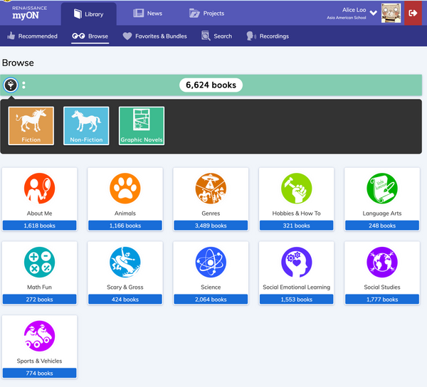 myON Digital Library + myON News