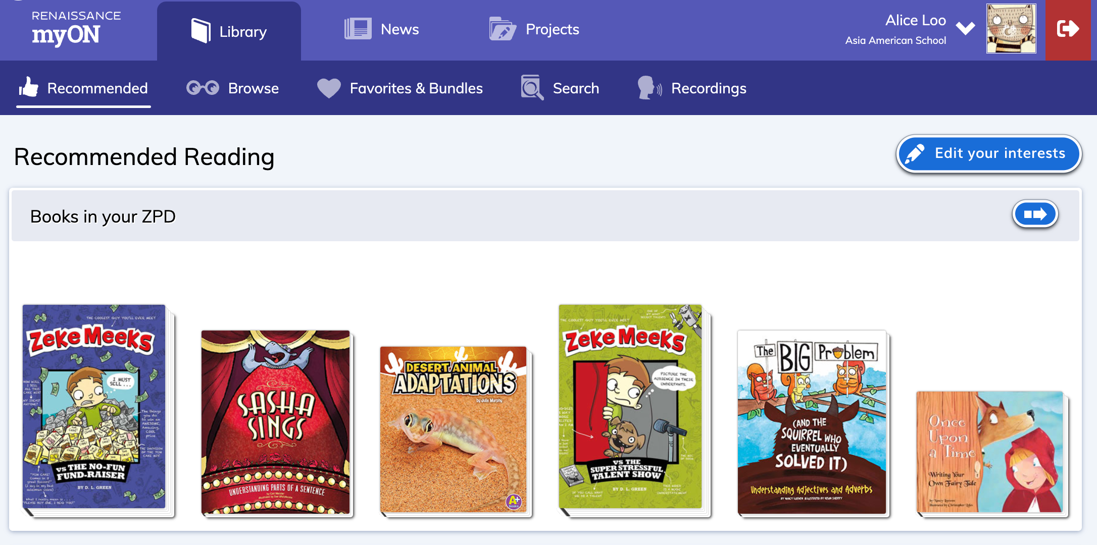 myON Digital Library + myON News – ETC Educational Technology ...