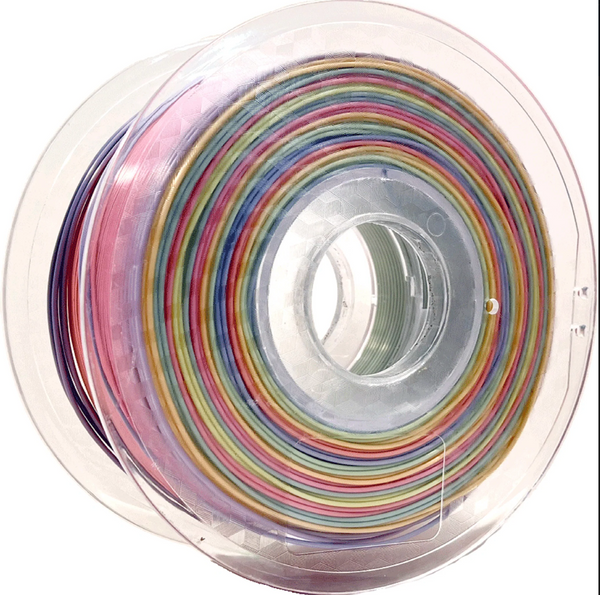 Silky Shiny Rainbow PLA filament 1.75 mm, 1 kg