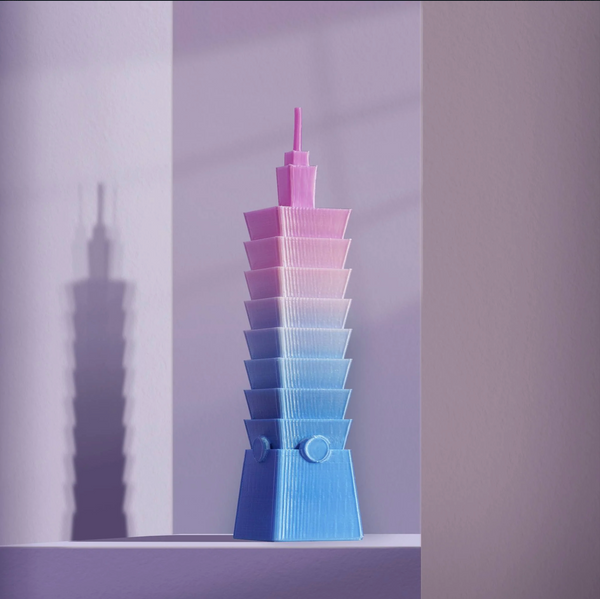 Silky Shiny Rainbow PLA filament 1.75 mm, 1 kg