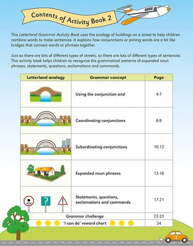 Grammar Activity book 2 - writing sentences