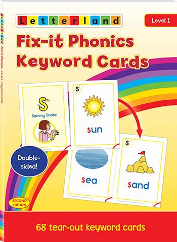 Level 1 Fix-it Phonics Keyword Cards (2nd Edition)