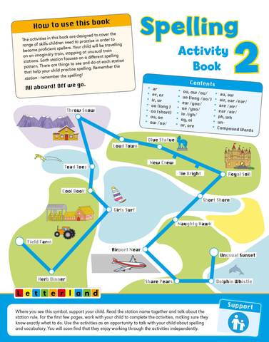 Letterland Spelling Activity Book 2