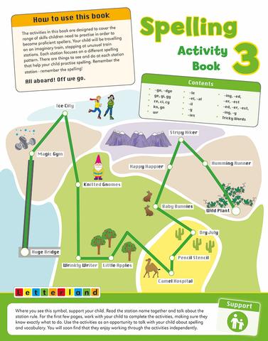 Letterland Spelling Activity Book 3