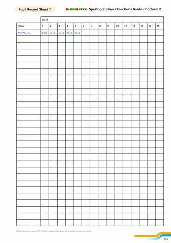 Letterland Spelling Stations 2 Teacher's Guide