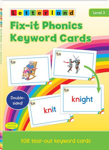 Level 3 Fix-it Phonics Keyword Cards (2nd Edition)