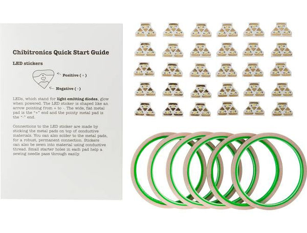 Classroom Pack of White LED Stickers