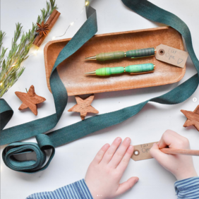 PLAYmake Penmaker Set for 2 wooden pen including the mandrell