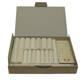 Material pack wood sawing + turning