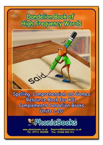 WR19 - Dandelion Book of High-frequency Words