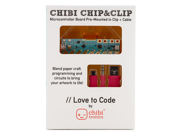 Love to Code Premounted Chibi Chip & Clip