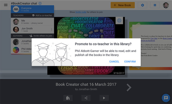 Promote to co-teacher