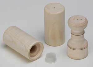 Salt and pepper shaker blank (15 pcs)