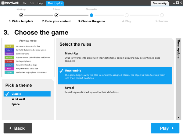 Step 3 Choose a game